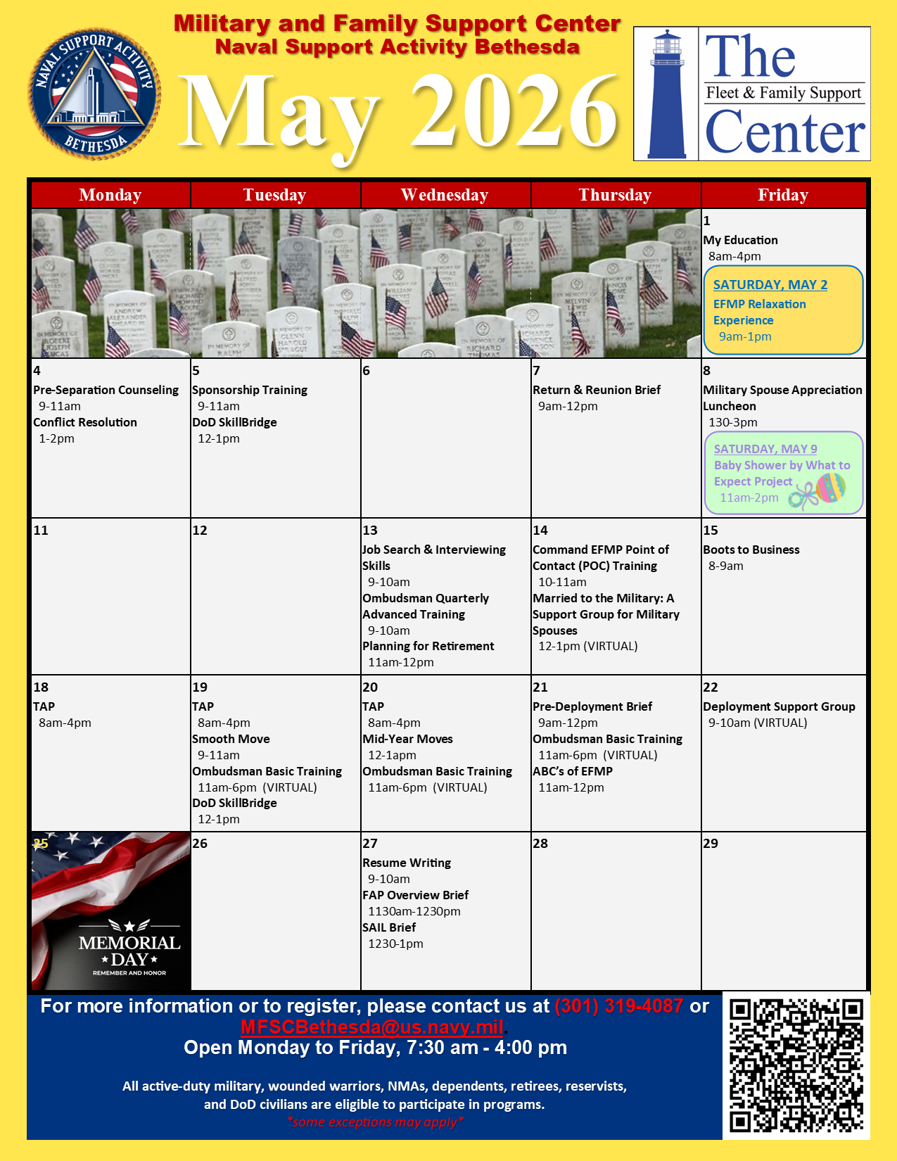 MFSC Calendar